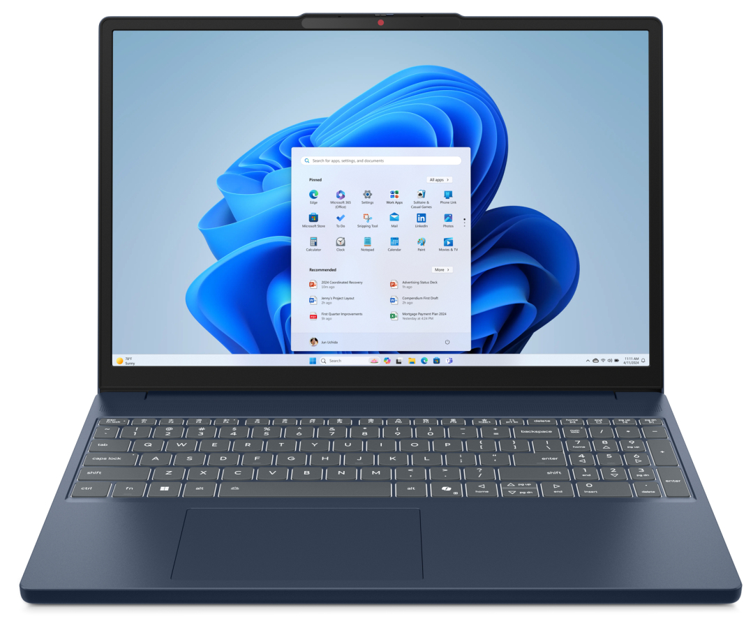 Portatīvais dators Lenovo IdeaPad Slim 3 15ARP10 Ryzen 5 7533HS 16GB 512GB W11H (83K70049PB)