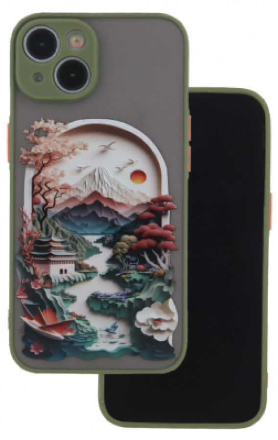 Mocco Ultra Trendy Travel Case Apple iPhone 14 Green (MC-UTTR-IPH-14-GR)