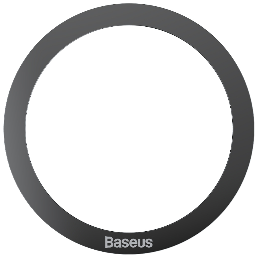 Magnetic Ring Baseus Halo Series Magnetic Metal Ring Black 2pcs (PCCH000001)