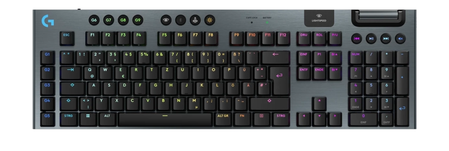 Klaviatūra Logitech G915 X Lightspeed GL Tactile Black (920-012676)