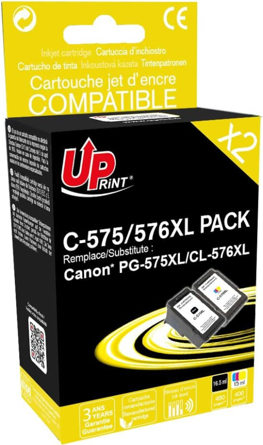 Ink cartridge Uprint Canon 575/576 XL Pack (C-575/576XL-PACK-UP)