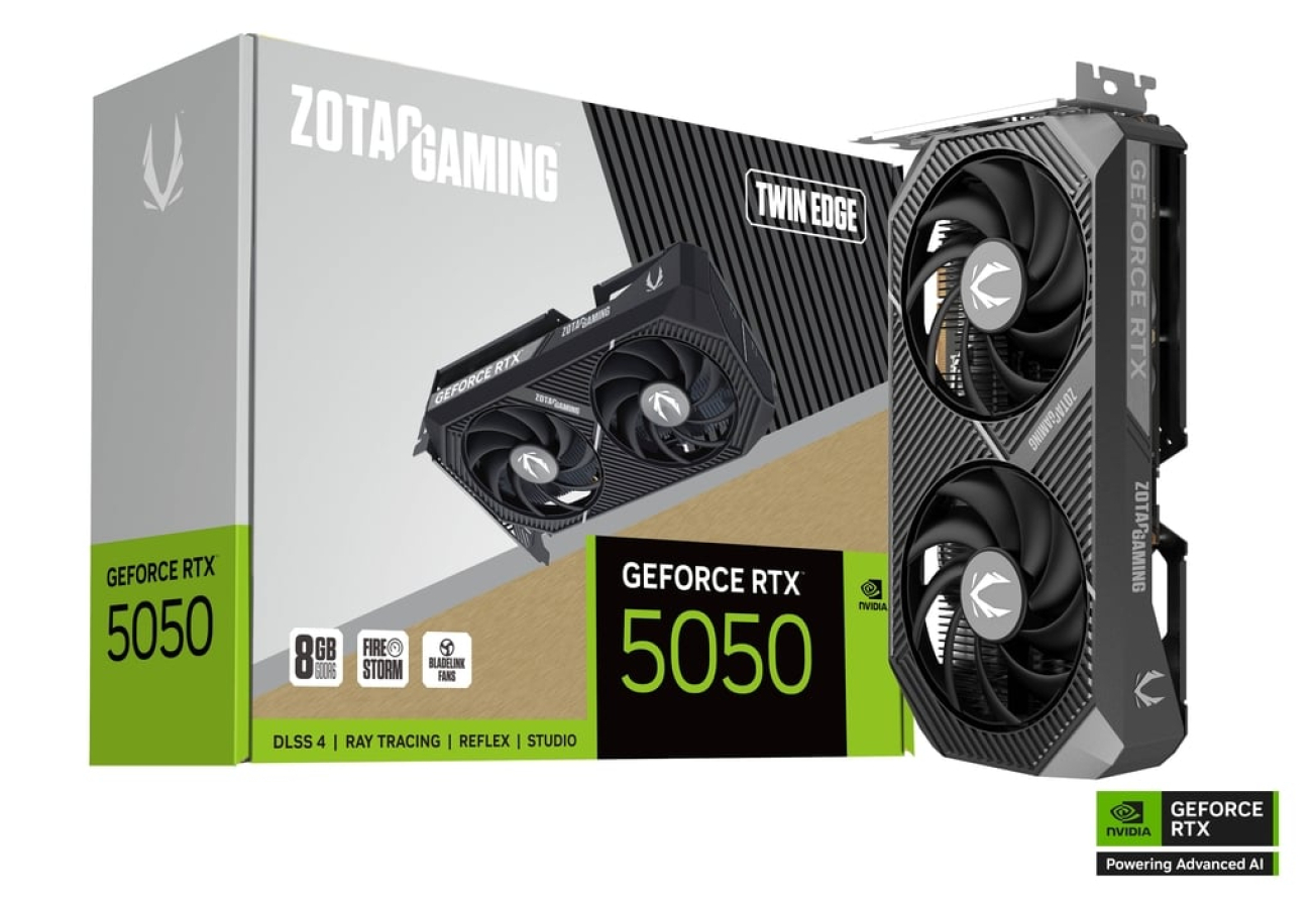 Videokarte ZOTAC GAMING GeForce RTX 5050 Twin Edge (ZT-B50500E-10M)
