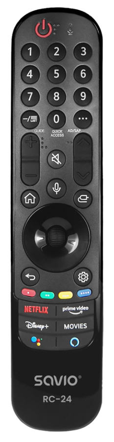 Tv remote Savio LG TV - SMART TV universal (RC-24)