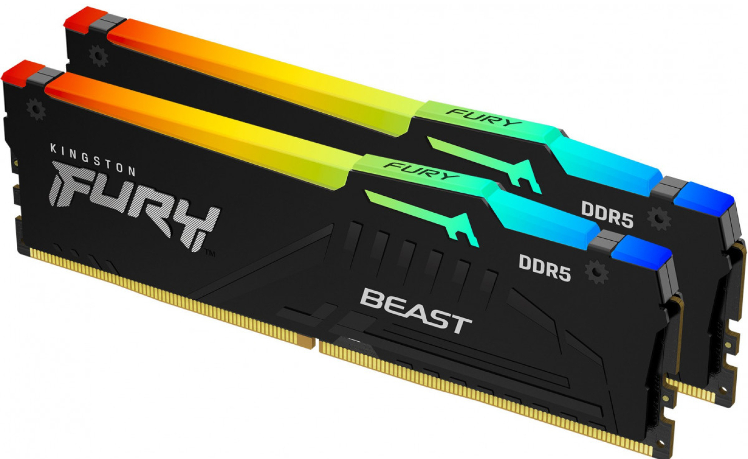 Operatīvā atmiņa Kingston FURY Beast RGB 128GB Black (KF556C36BBEAK2-128)