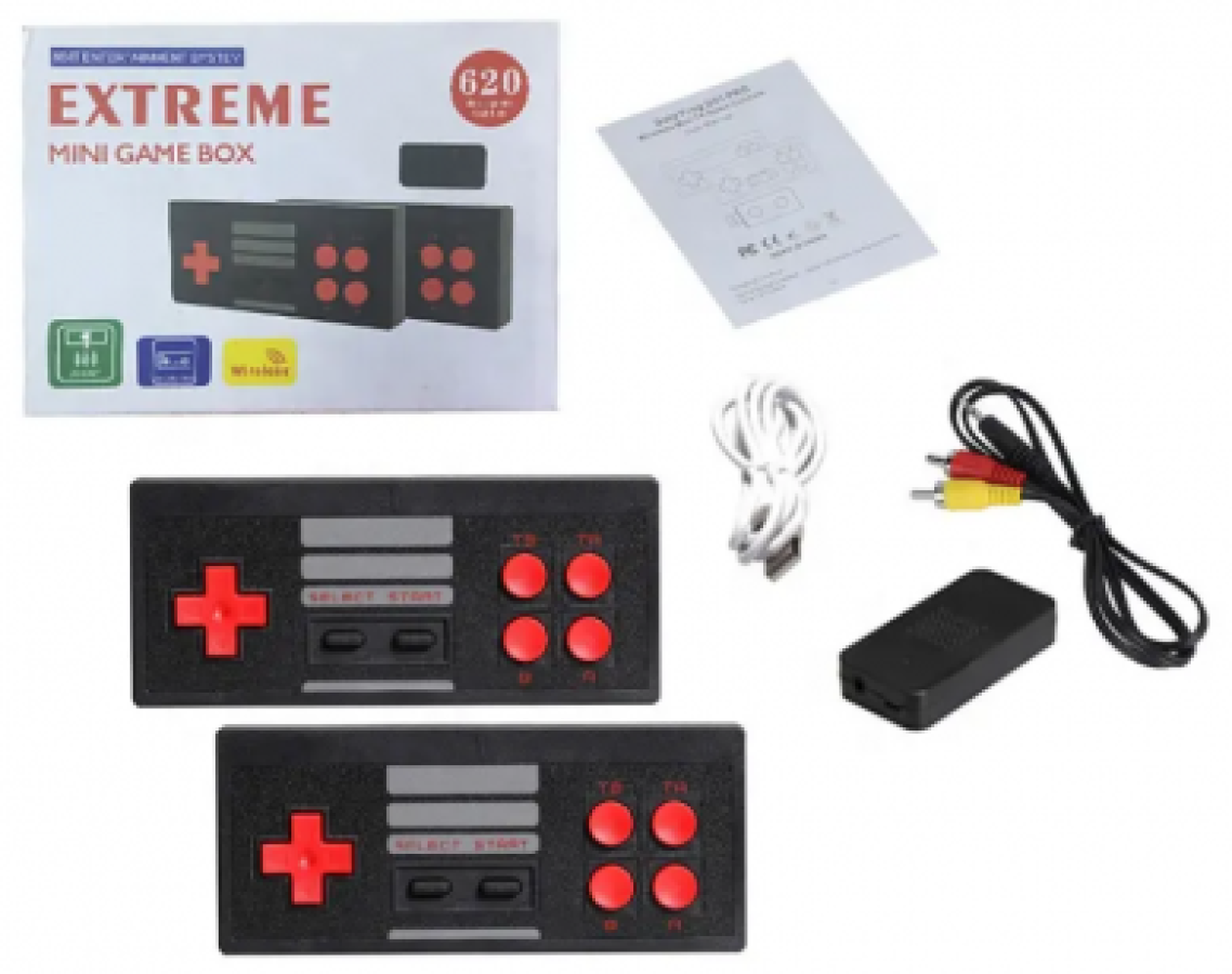 Spēļu konsole RoGer EMX-40 Extreme Mini Retro 620 in 1 (RO-EMX-40)