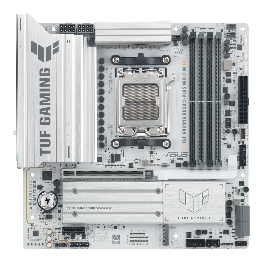 Pamatplate ASUS TUF GAMING B850M-PLUS WIFI7 White (TUF GAMING B850M-PLUS WIFI7 W)