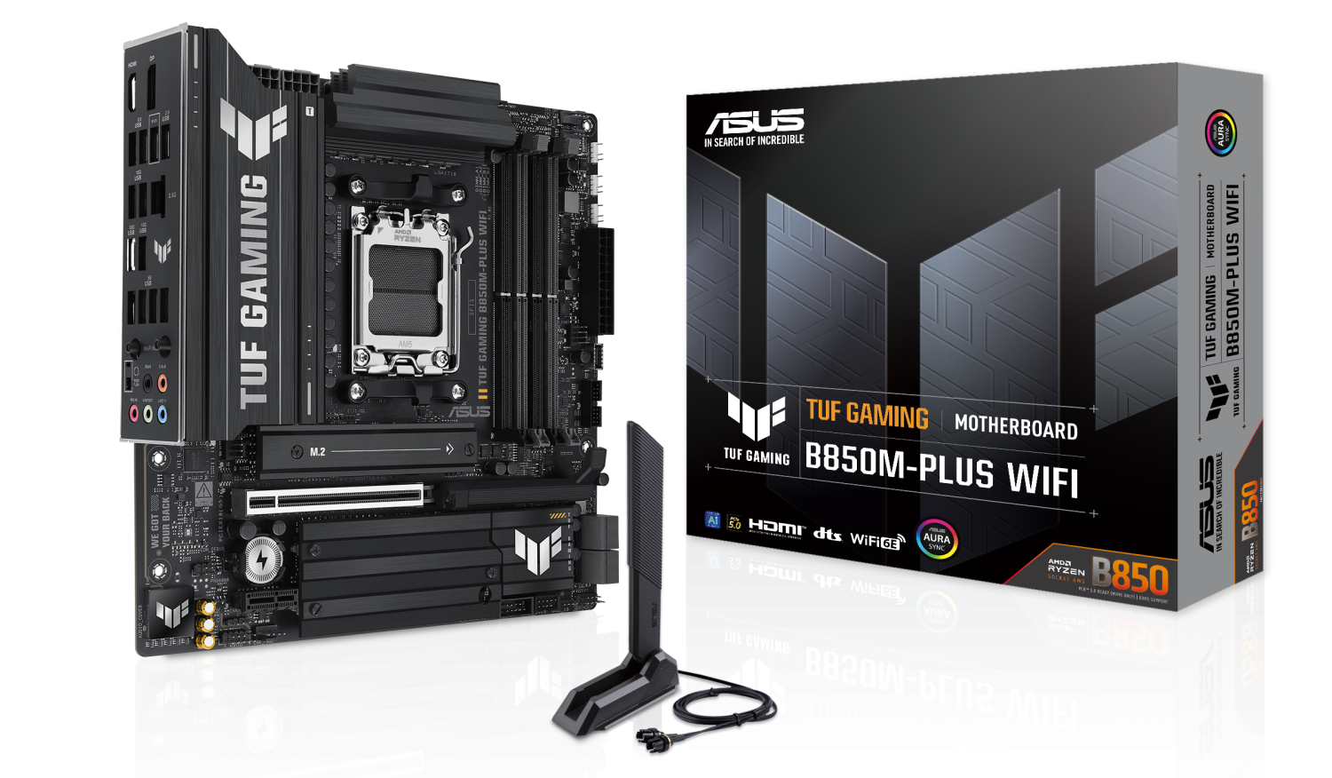 Pamatplate ASUS TUF GAMING B850M-PLUS WIFI7 (TUF GAMING B850M-PLUS WIFI7)