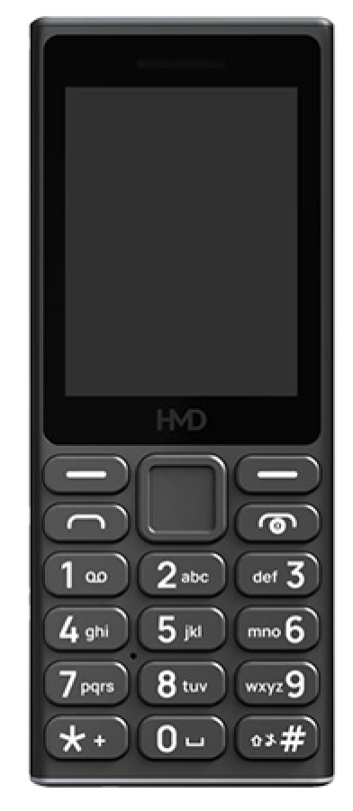 Mobilais telefons HMD 105 4G Dual SiM Black (1GF029CPH1L01)