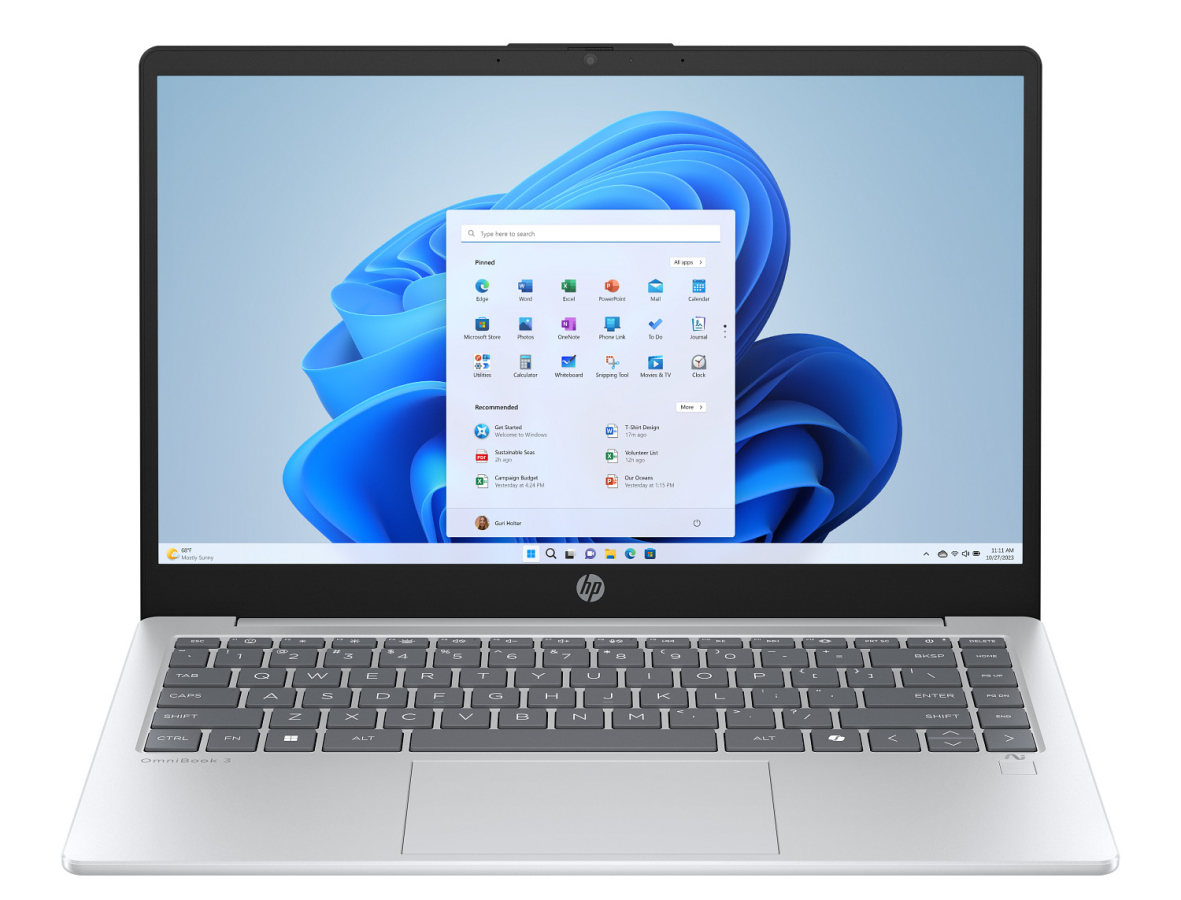 Portatīvais dators HP OmniBook 3 R AI 7-350 16GB 1TB W11H (C6QZ4EA#ABB)