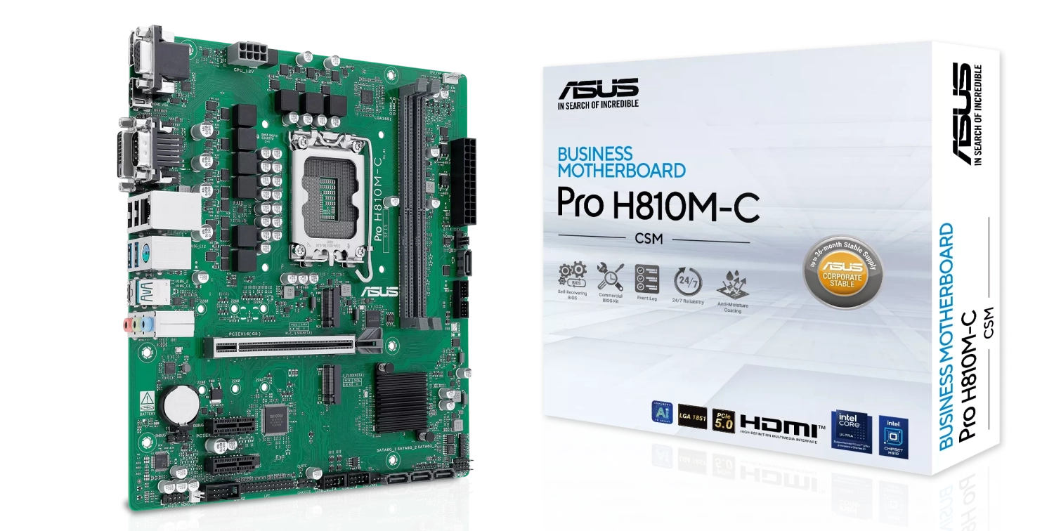 Motherboard Asus Pro H810M-C-CSM (90MB1KHP-M0EAYC)