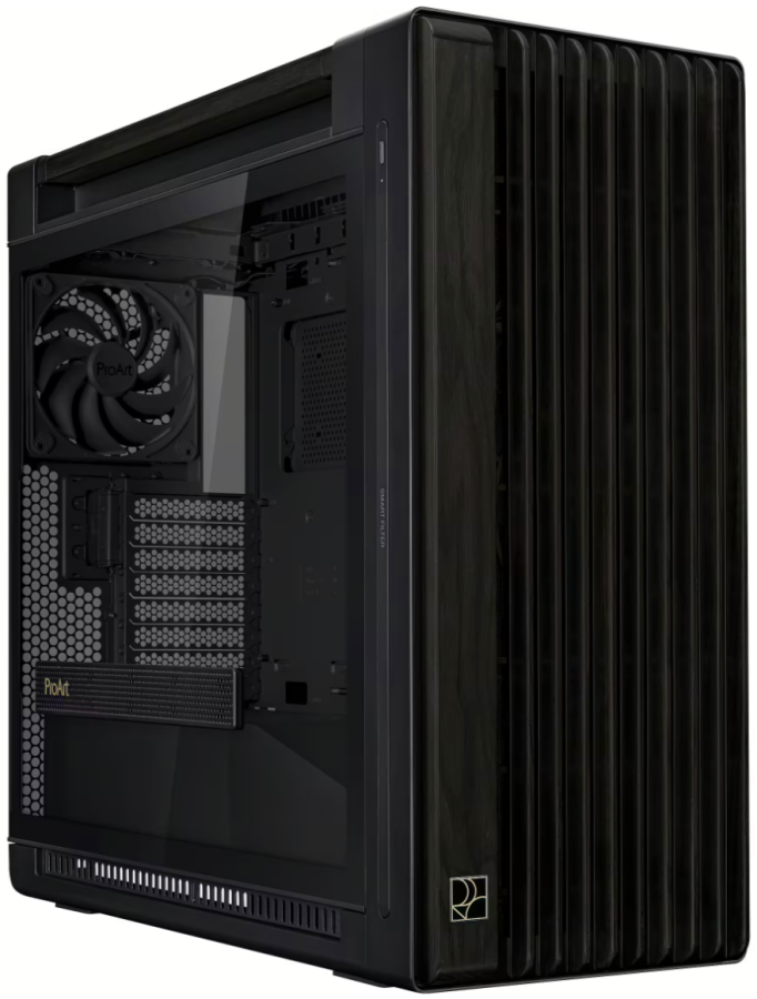 Computer case Asus ProArt PA602 Wood Edition (PROART PA602 WOOD TG PWM BLACK)