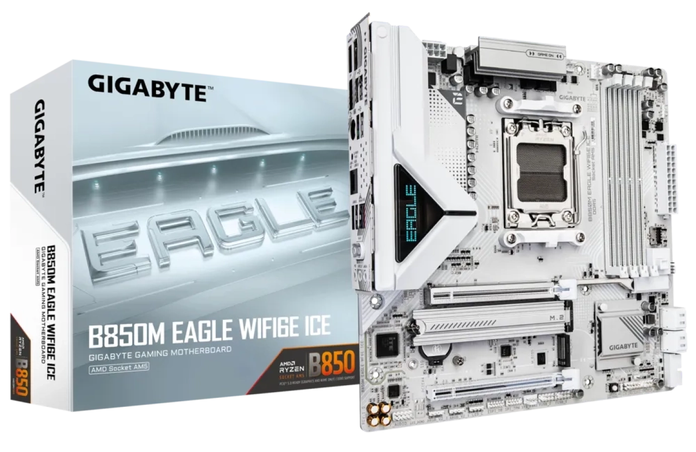 Pamatplate Gigabyte B850M EAGLE WF6E ICE (B850M EAGLE WF6E ICE)