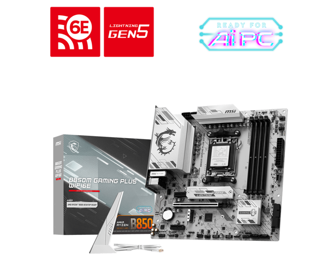 Pamatplate MSI B850M GAMING PLUS WIFI6E (B850M GAMING PLUS WIFI6E)