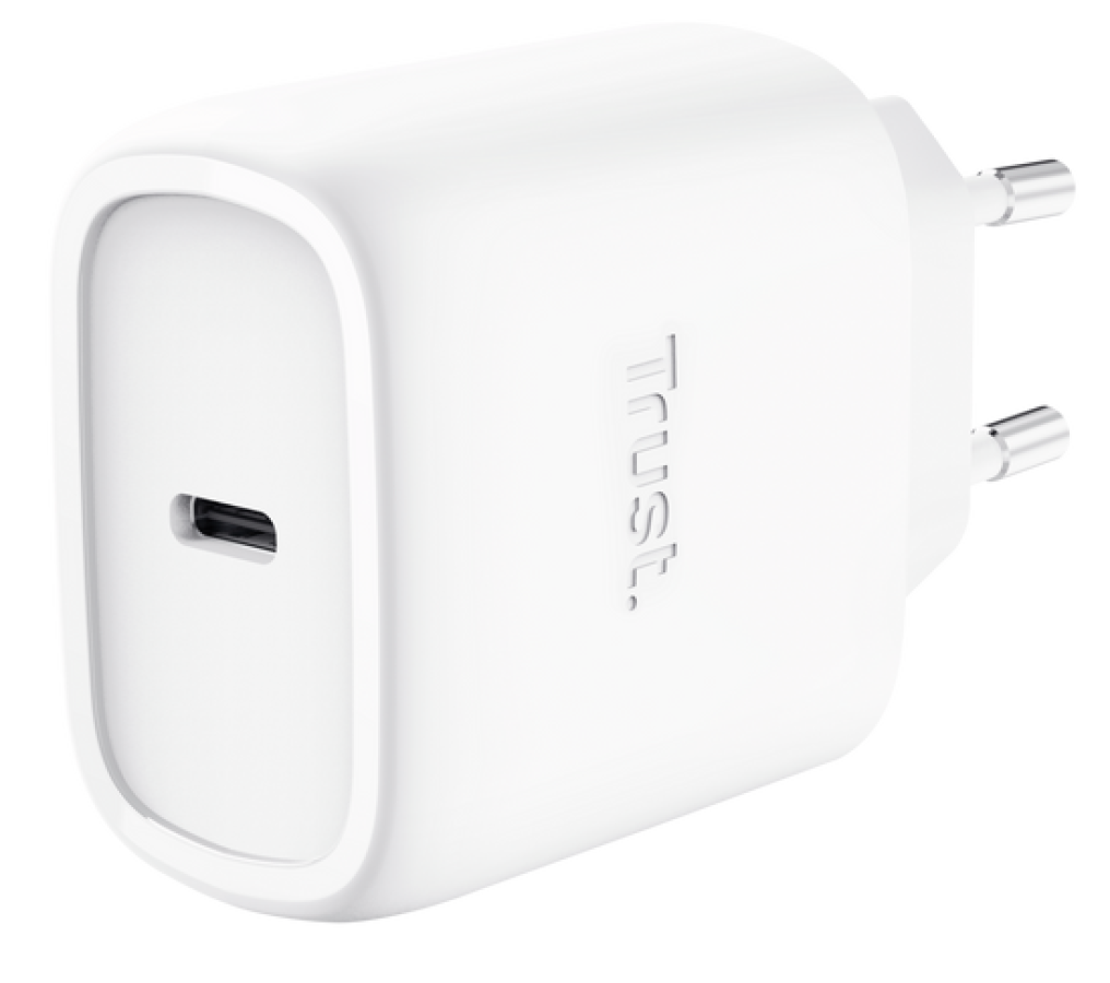 Charger Trust Maxo 45W Black USB-C + 2M USB-C CABLE White (25721)
