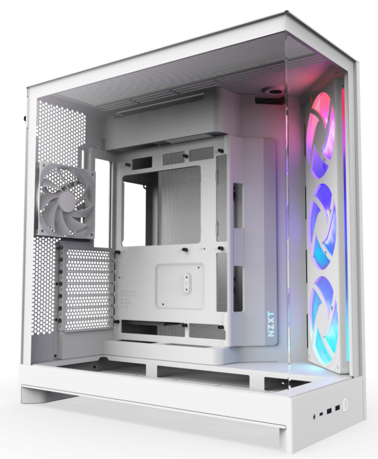 Computer case NZXT H9 Flow RGB 2025 White (CM-H92FW-R1)