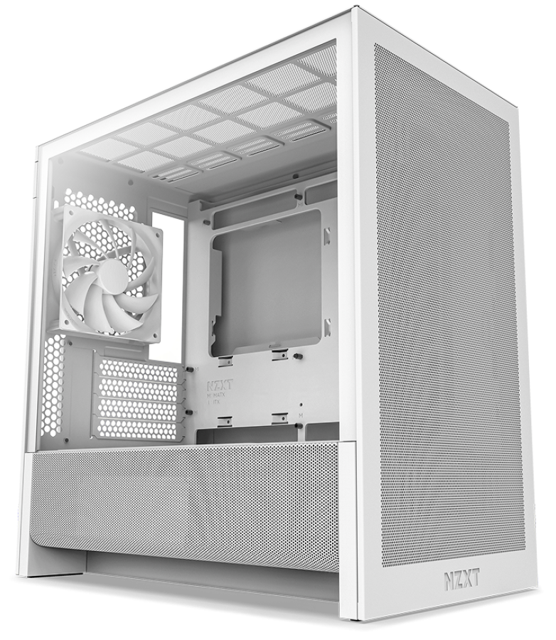 Datora Korpuss NZXT H3 Flow White (CC-H31FW-01)
