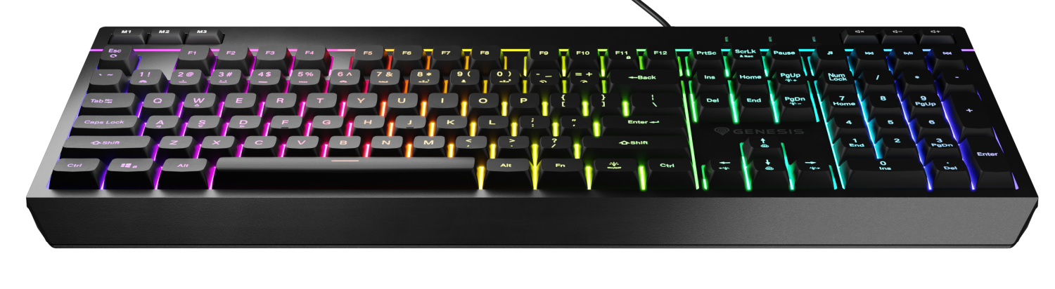 Klaviatūra Genesis Rhod 530 RGB ENG (NKG-2332)