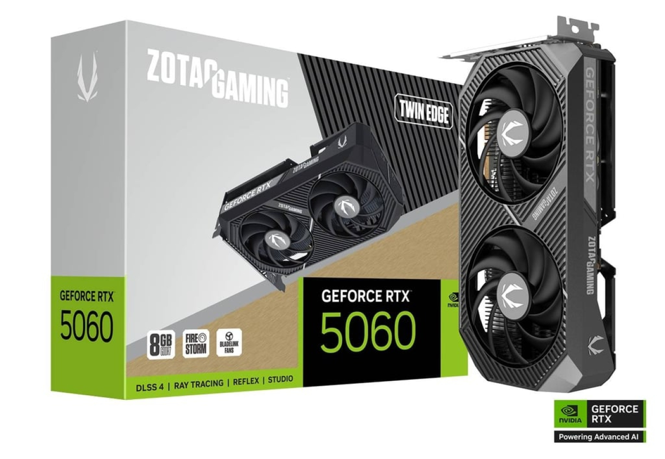 Videokarte ZOTAC GAMING GeForce RTX 5060 Twin Edge (ZT-B50600E-10M)