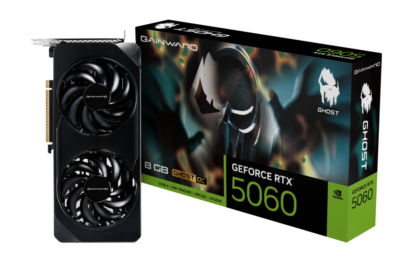 Videokarte Gainward GeForce RTX 5060 Ghost OC (NE75060S19P1-GB2063B)