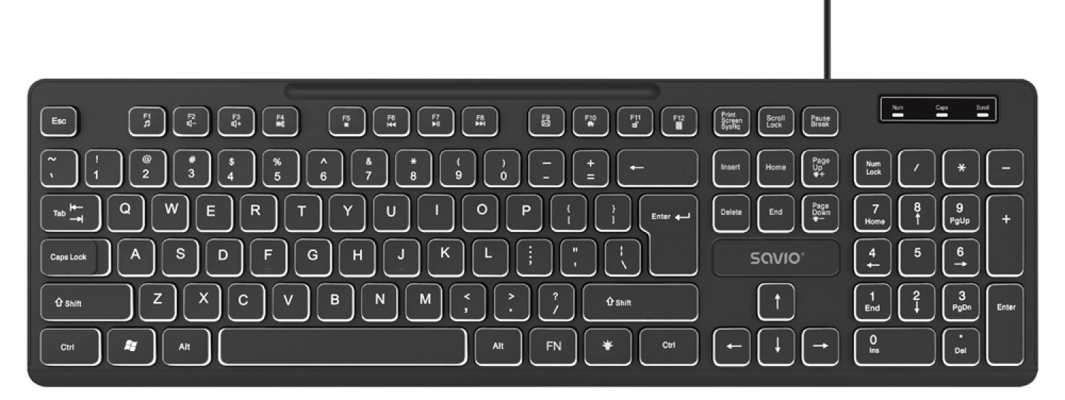 Keyboard Savio KB-04 Backlit (KB-04)