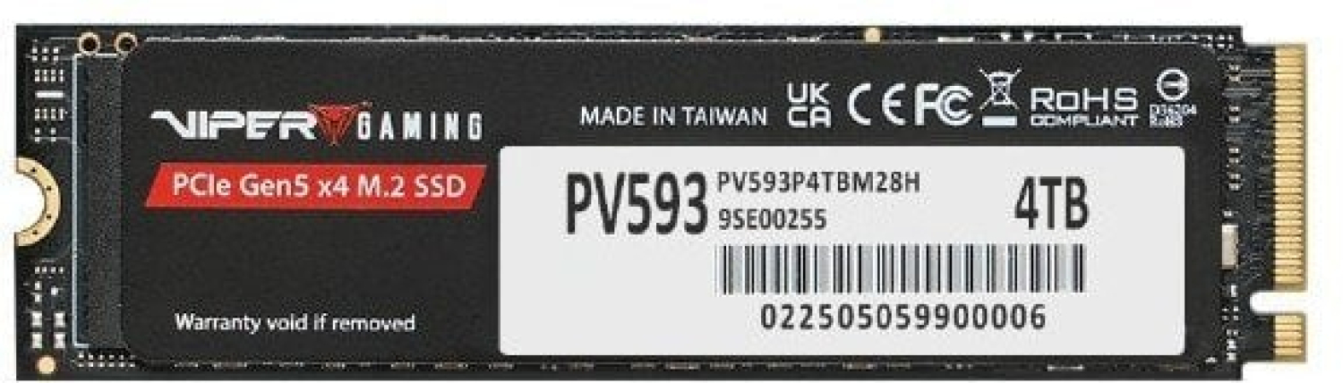 Cietais disks Patriot VIPER PV593 4TB (PV593P4TBM28H)