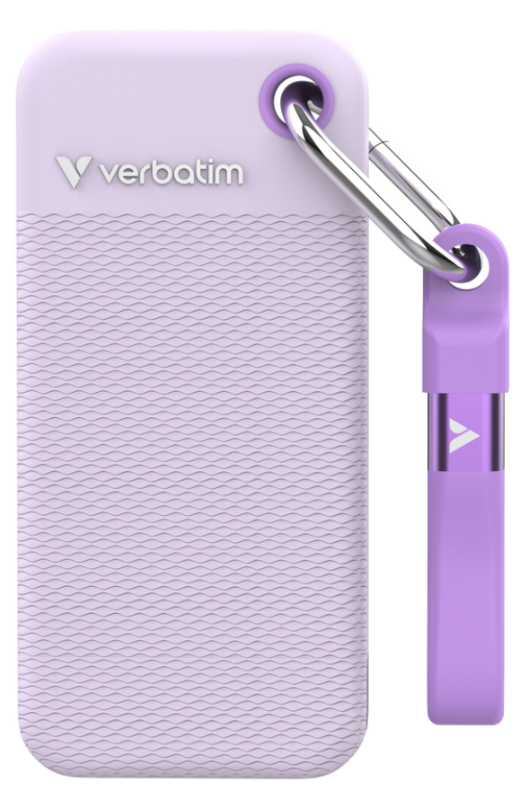 Ārējais SSD Verbatim Pocket Purple 1TB USB-C (32322V)