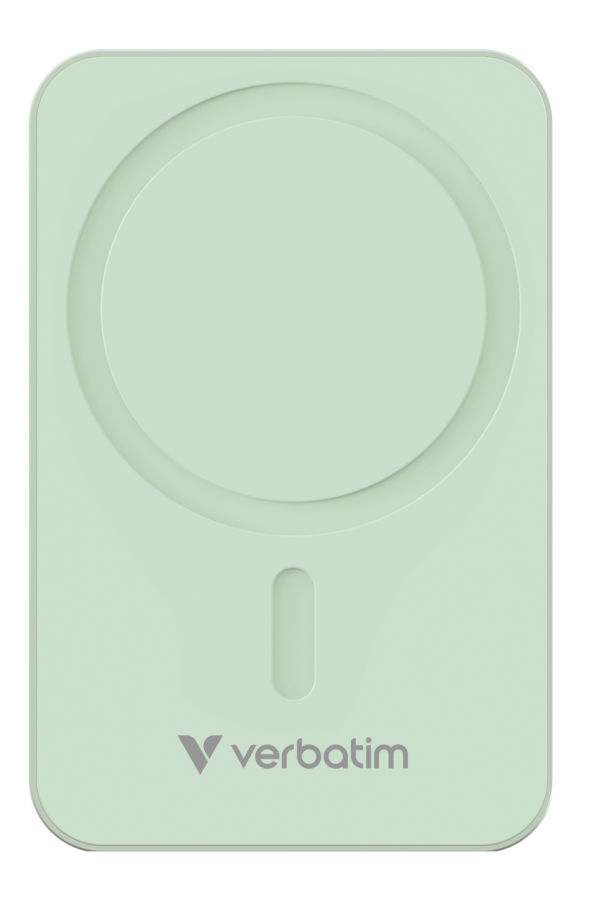 Enerģijas krātuve Verbatim Charge n Go 20000mAh Magnetic Wireless Charge Green (32224V)