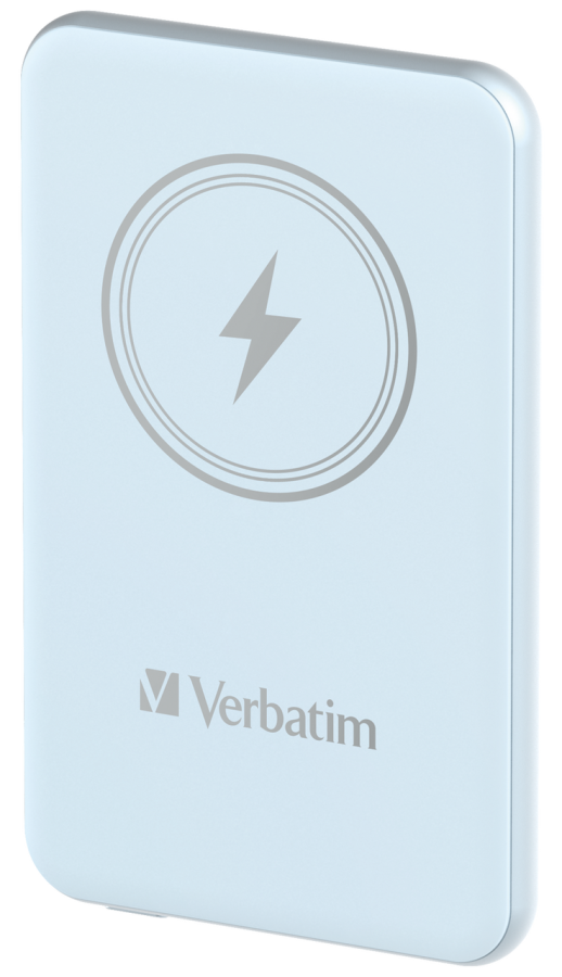 Enerģijas krātuve Verbatim Charge n Go 5000mAh Magnetic Wireless Charge Blue (32242V)