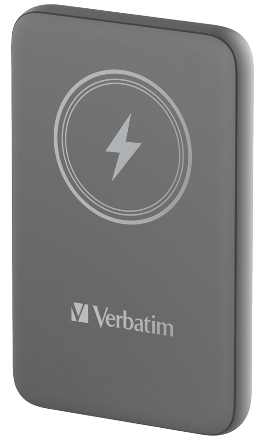 Enerģijas krātuve Verbatim Charge n Go 10000mAh Magnetic Wireless Charge Grey (32249V)
