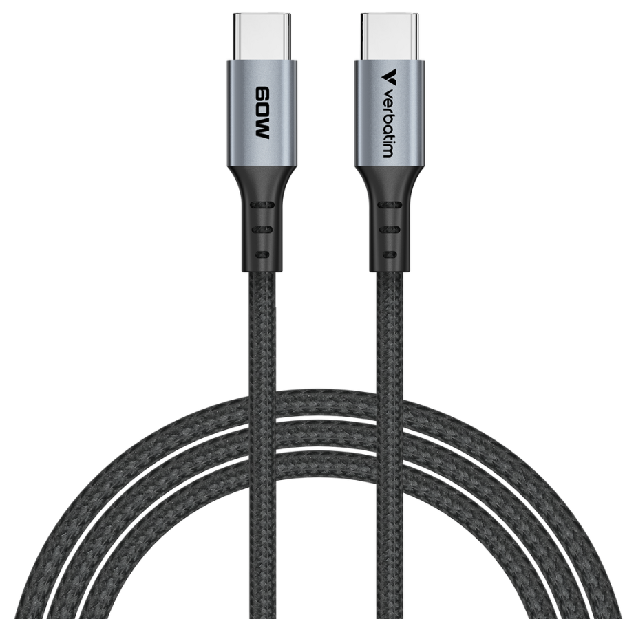 Kabelis Verbatim Sync&Charge Cable 60W 120cm (31845V)