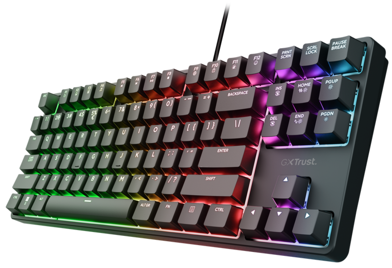 Klaviatūra Trust GXT 864 Cada Compact TKL Mechanical Gaming (25724)