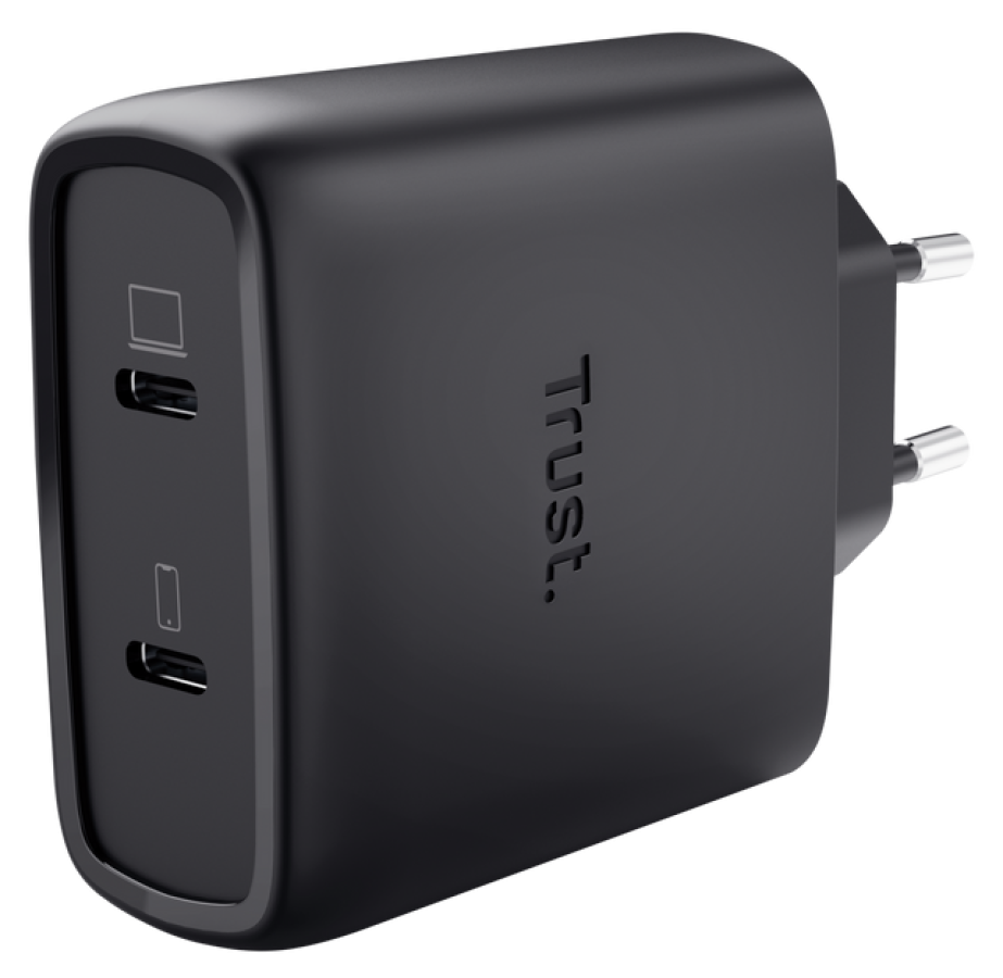 Lādētājs Trust Maxo 65W Black USB-C + 2m USB-C Cable (25525)