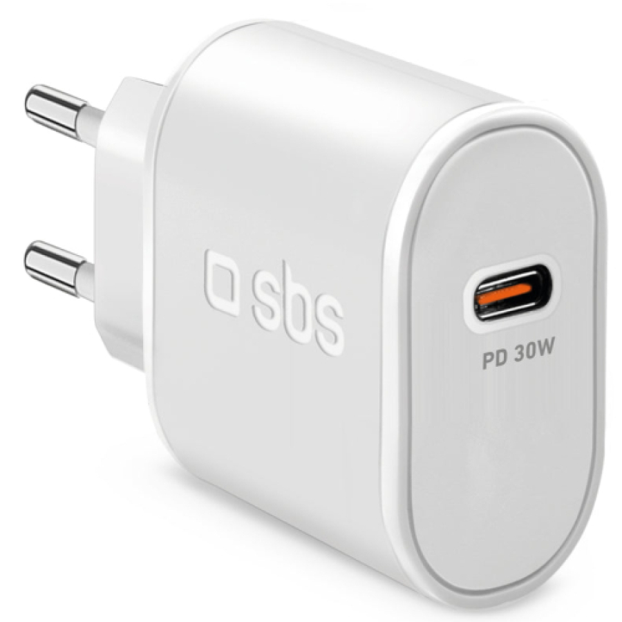 Charger SBS USB-C 30W White (TETR1CPD30)