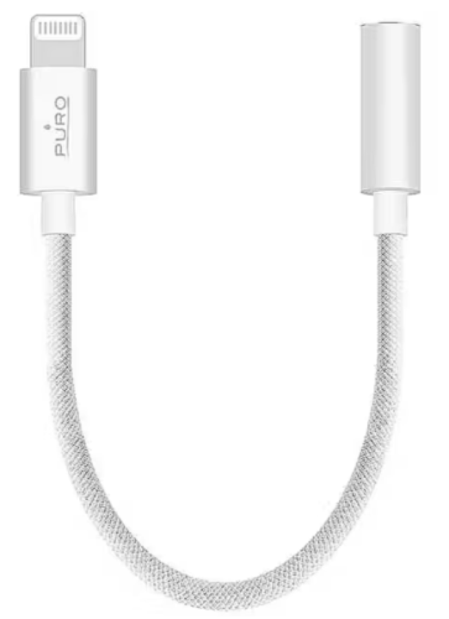 Audio adapter Puro 3.5mm - Lightning (PUAAPLTUAXWHI)