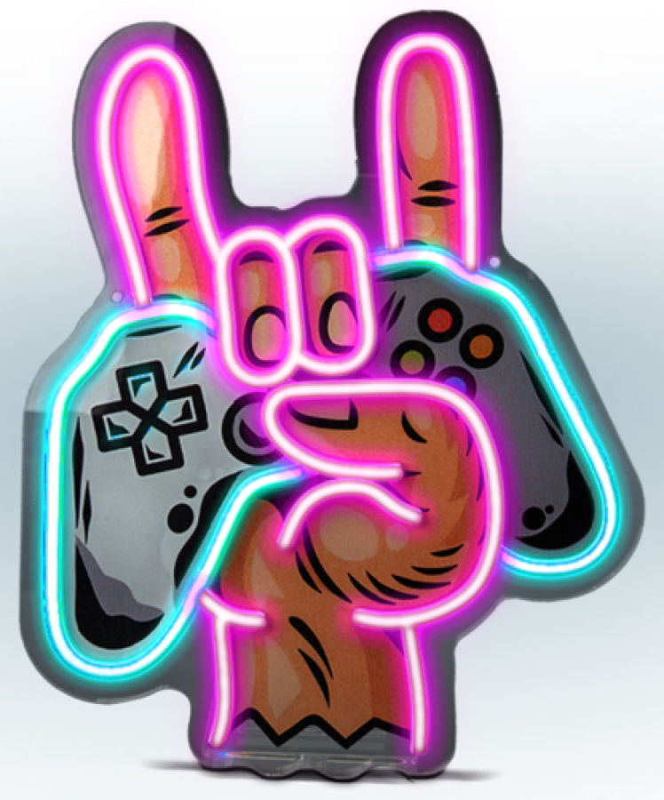 Led lampa SBS Game On Rock Neon effect (LUNEONROCK)
