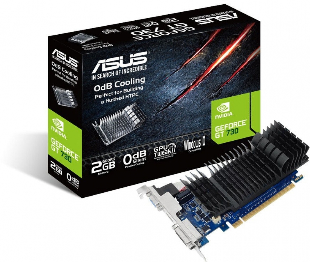 Videokarte ASUS GeForce GT 730 GT730-SL-2GD5-BRK (GT730-SL-2GD5-BRK)