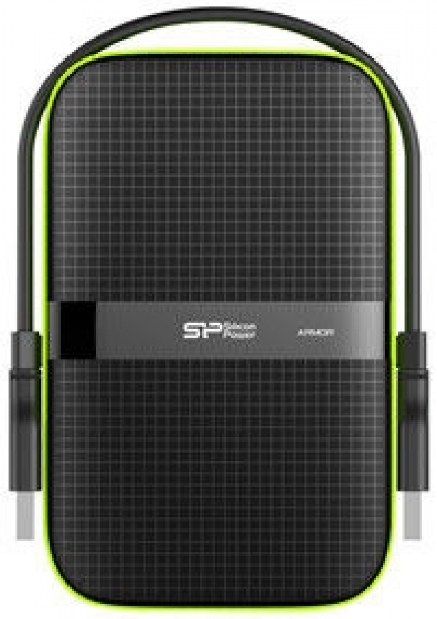 Silicon Power Armor A60 1TB Black/Green (SP010TBPHDA60S3K)
