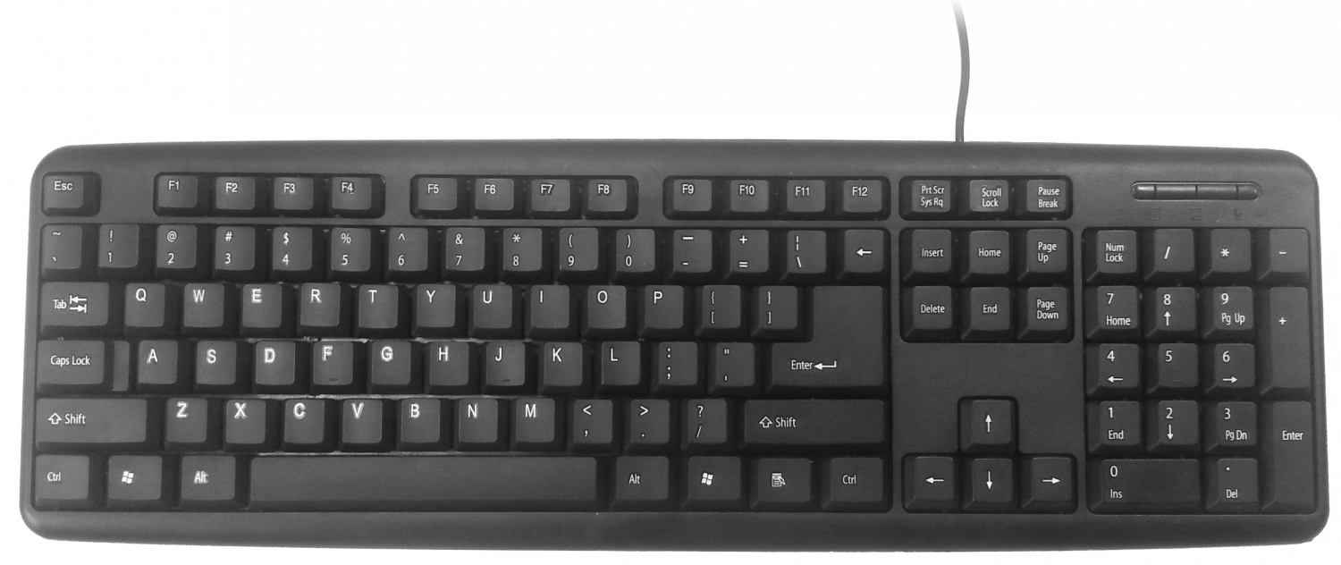 Klaviatūra Gembird KB-U-103 USB (KB-U-103)