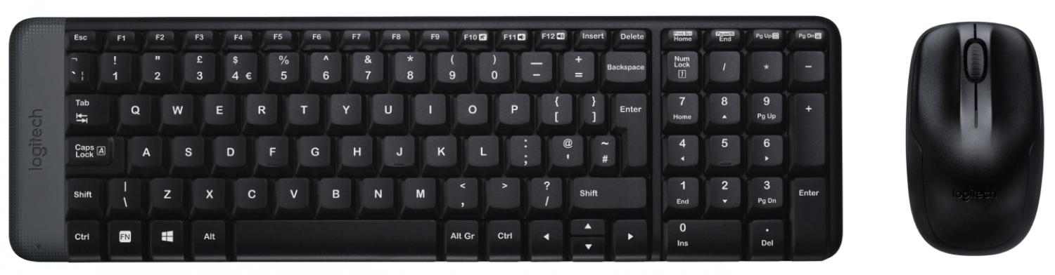 Keyboard + Mouse Logitech DT MK220 Wireless (920-003168)