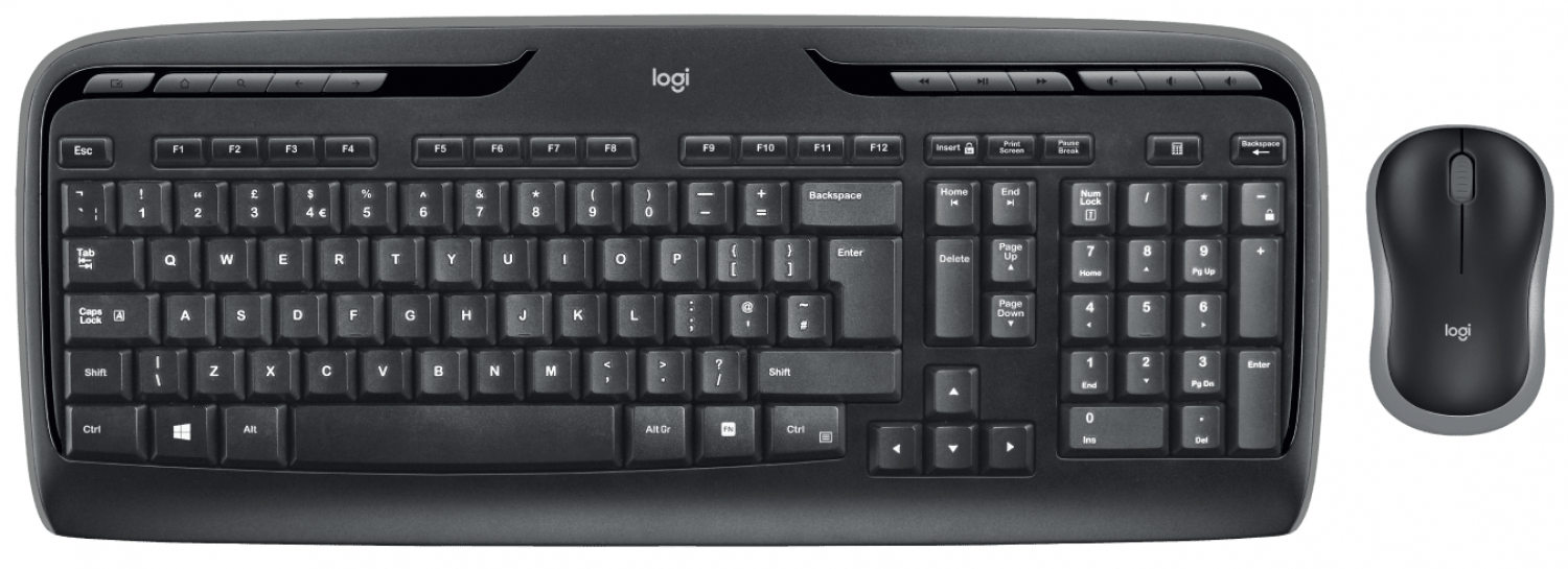 Klaviatūra + Pele Logitech Combo MK330 Bezvadu (920-003999)