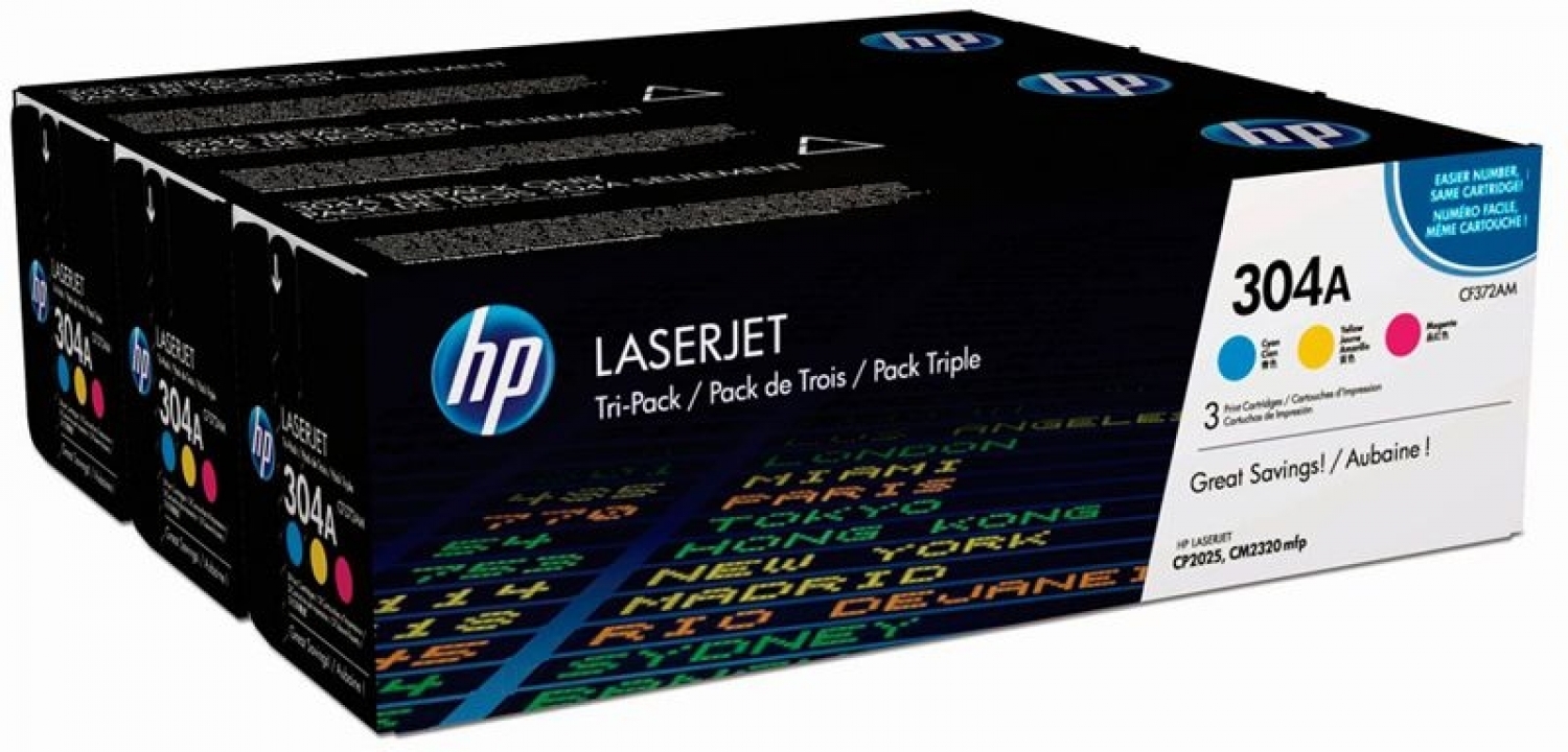 HP CF372AM 304A C/M/Y (CF372AM)