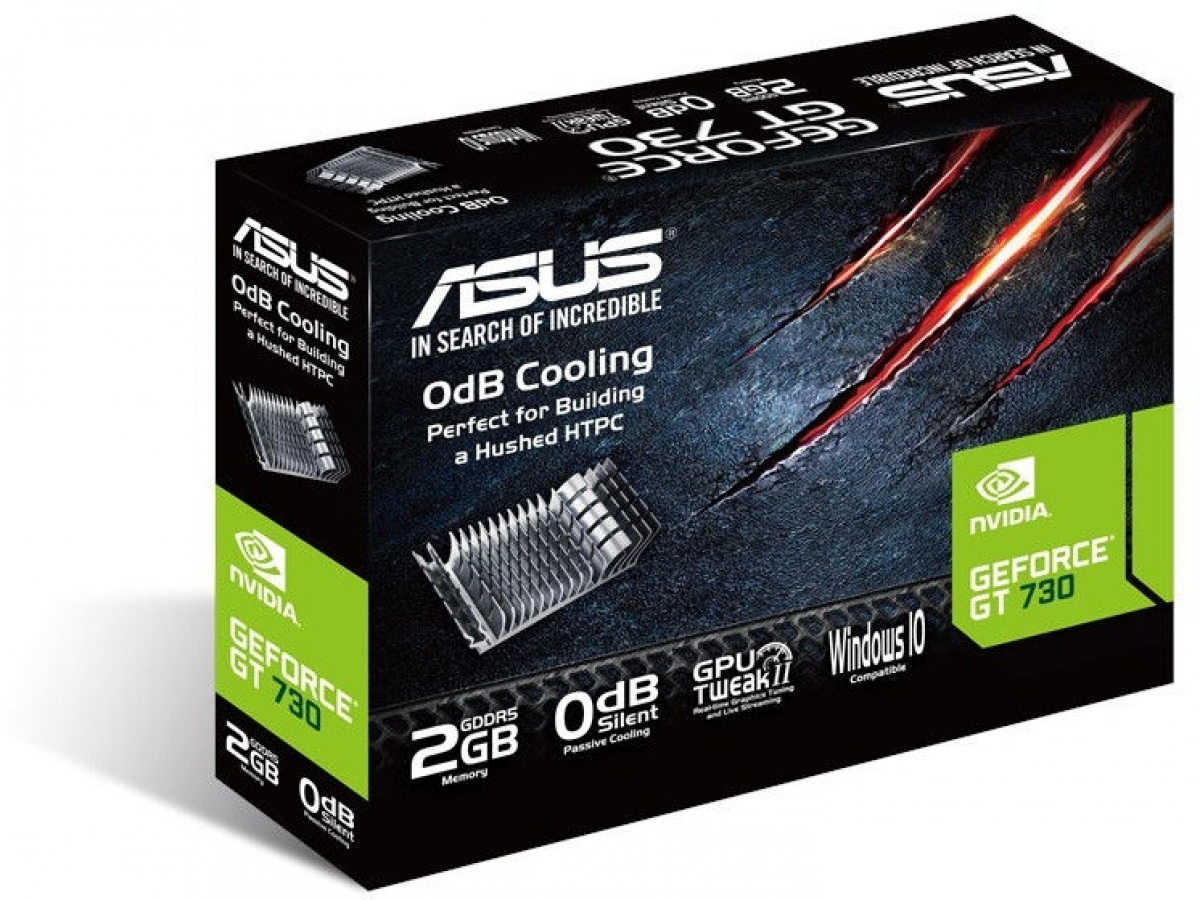 Videokarte ASUS GeForce GT 730 GT730-2GD5-SL-BRK (GT730-2GD5-SL-BRK)