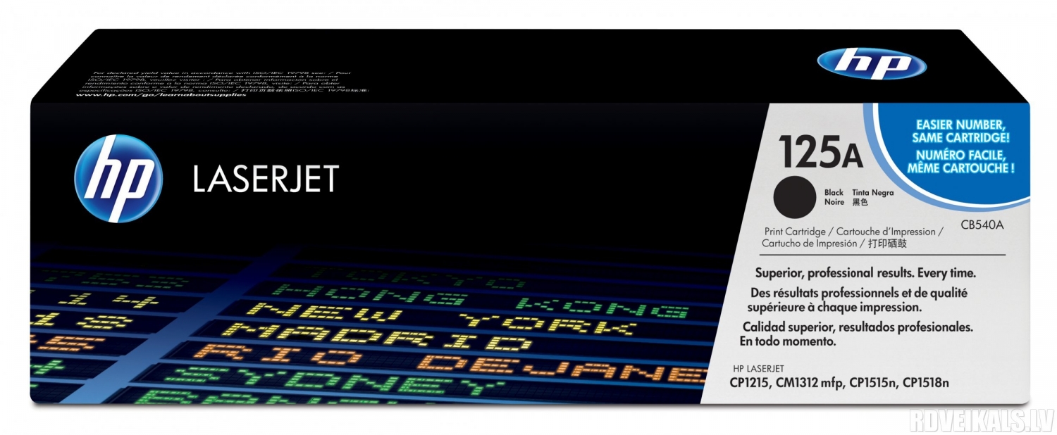HP CB540A 125A Black (CB540A)