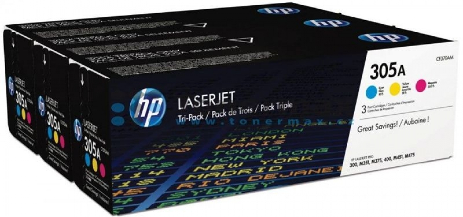 HP CF370AM 305A C/M/Y (CF370AM)