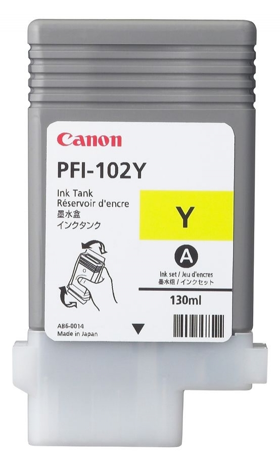 Tintes kārtidžs Canon PFI-1-2Y Yellow (0898B001)