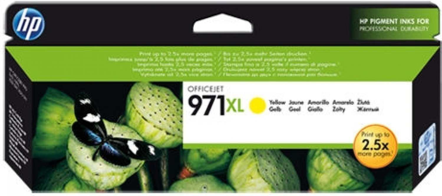 Ink cartridge HP 971XL Yellow (CN628AE)