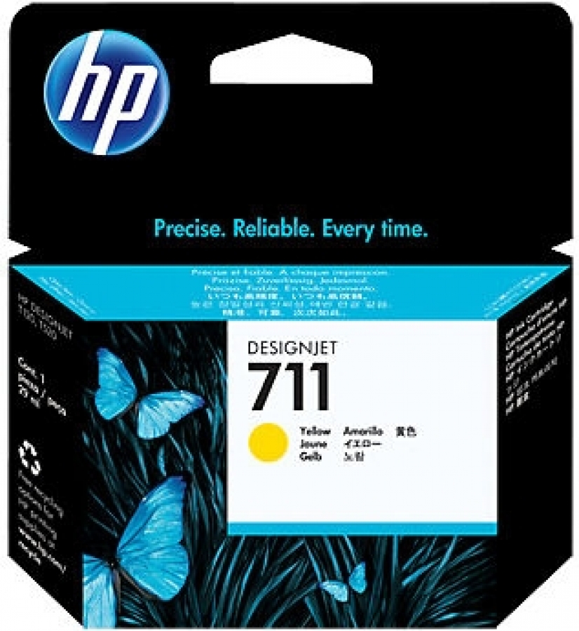 Tintes kārtidžs HP 711 Yellow (CZ132A)