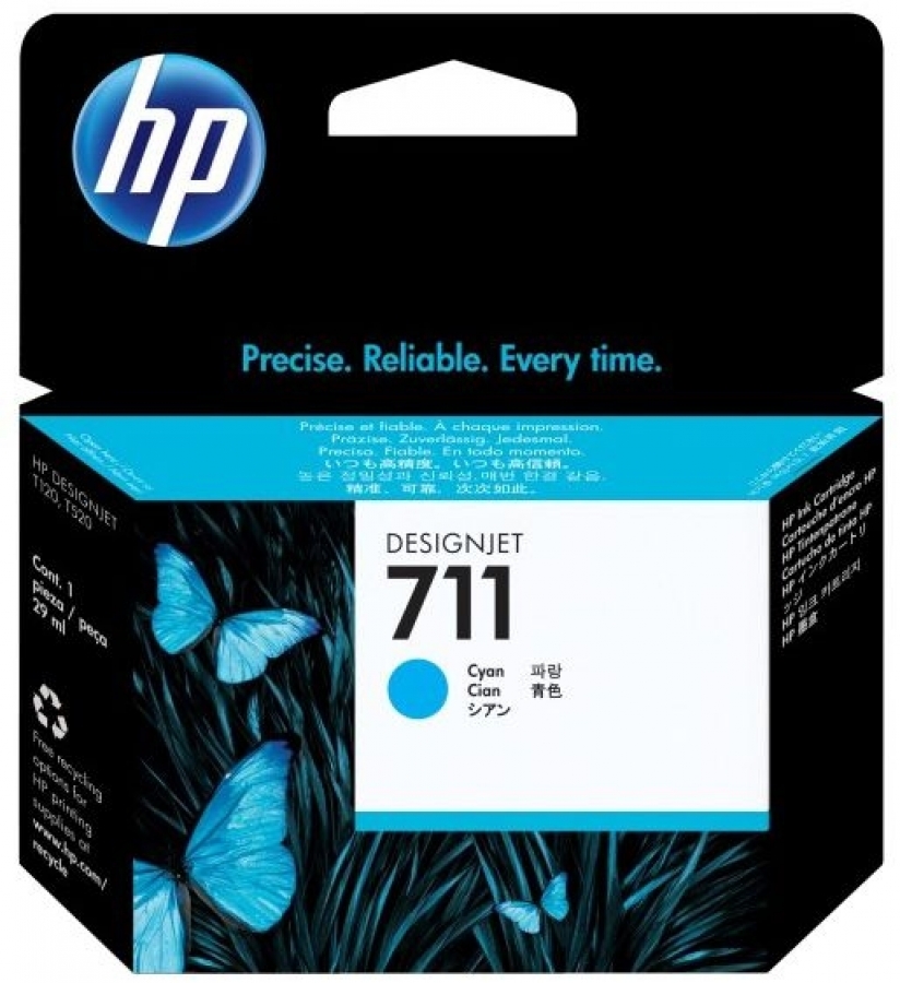 Tintes kārtidžs HP 711 Cyan 3-pack (CZ134A)