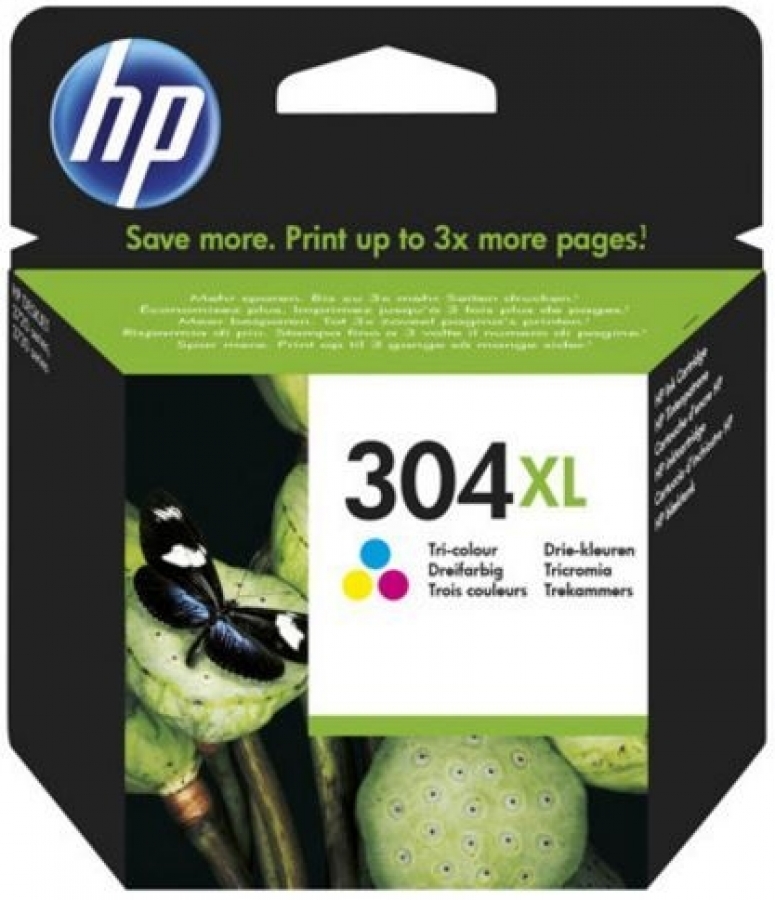 Tintes kārtidžs HP 304XL Tri-Color (N9K07AE#UUS)