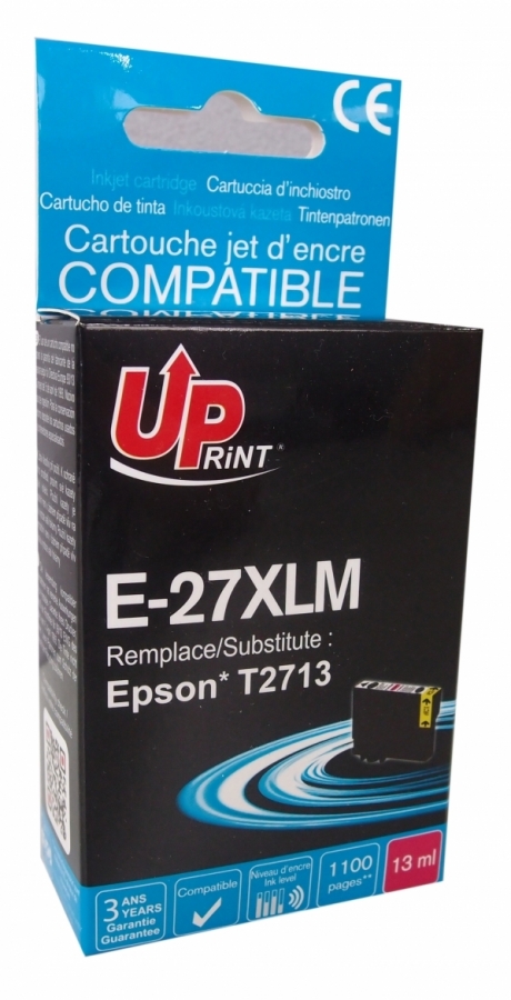 Tintes kārtridžš UPrint Epson 27XLM Magenta (E-27XLM-UP)